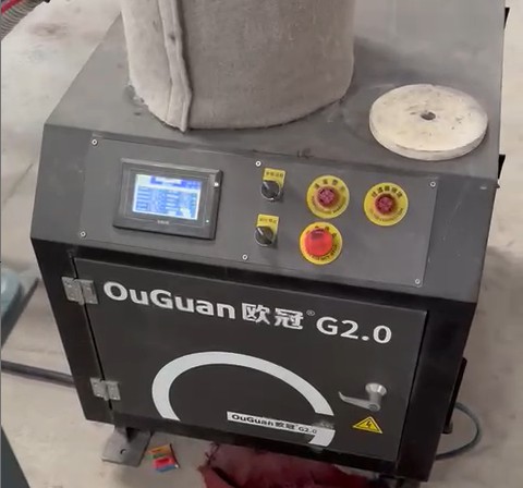 意大利客戶發來高速風機案例視頻：瓷磚印刷前除塵除水